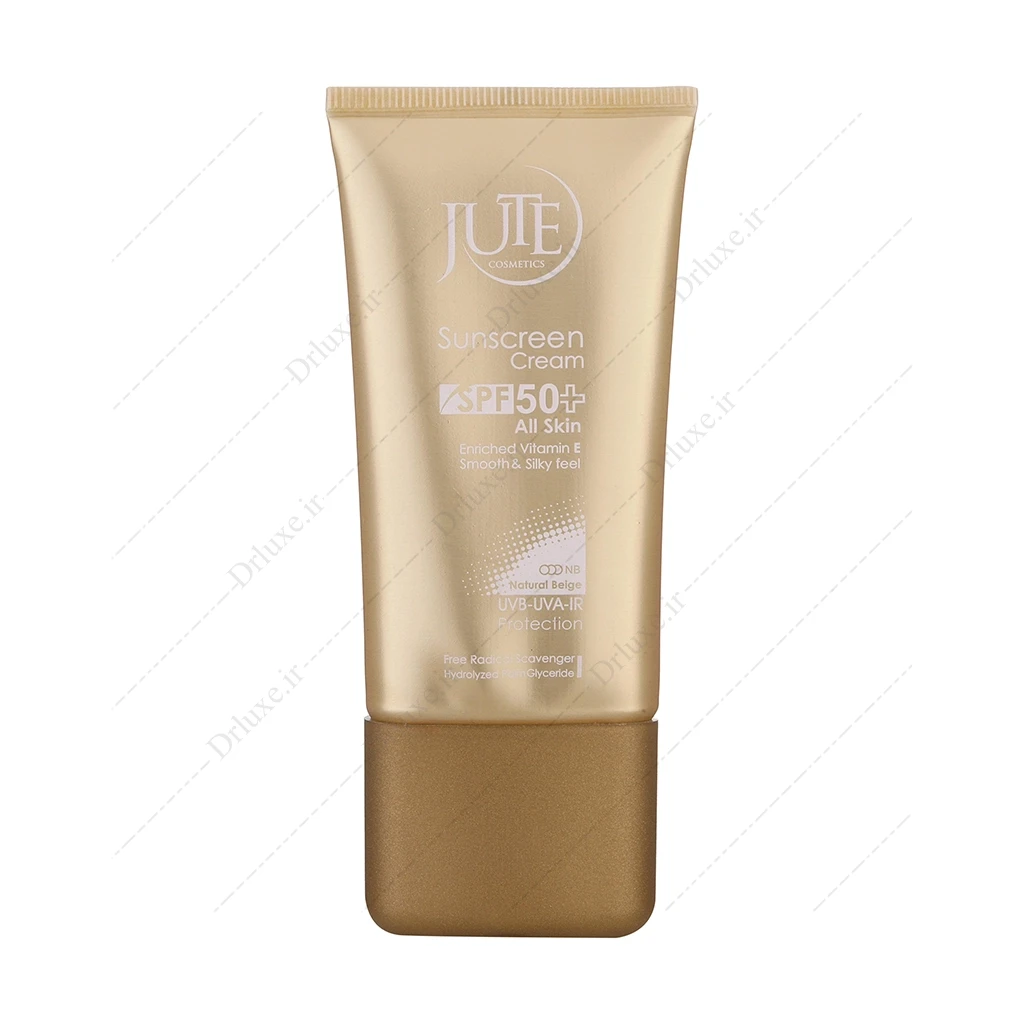 کرم ضد آفتاب SPF50 بژ طبیعی انواع پوست ژوت 40 میلی‌لیتر